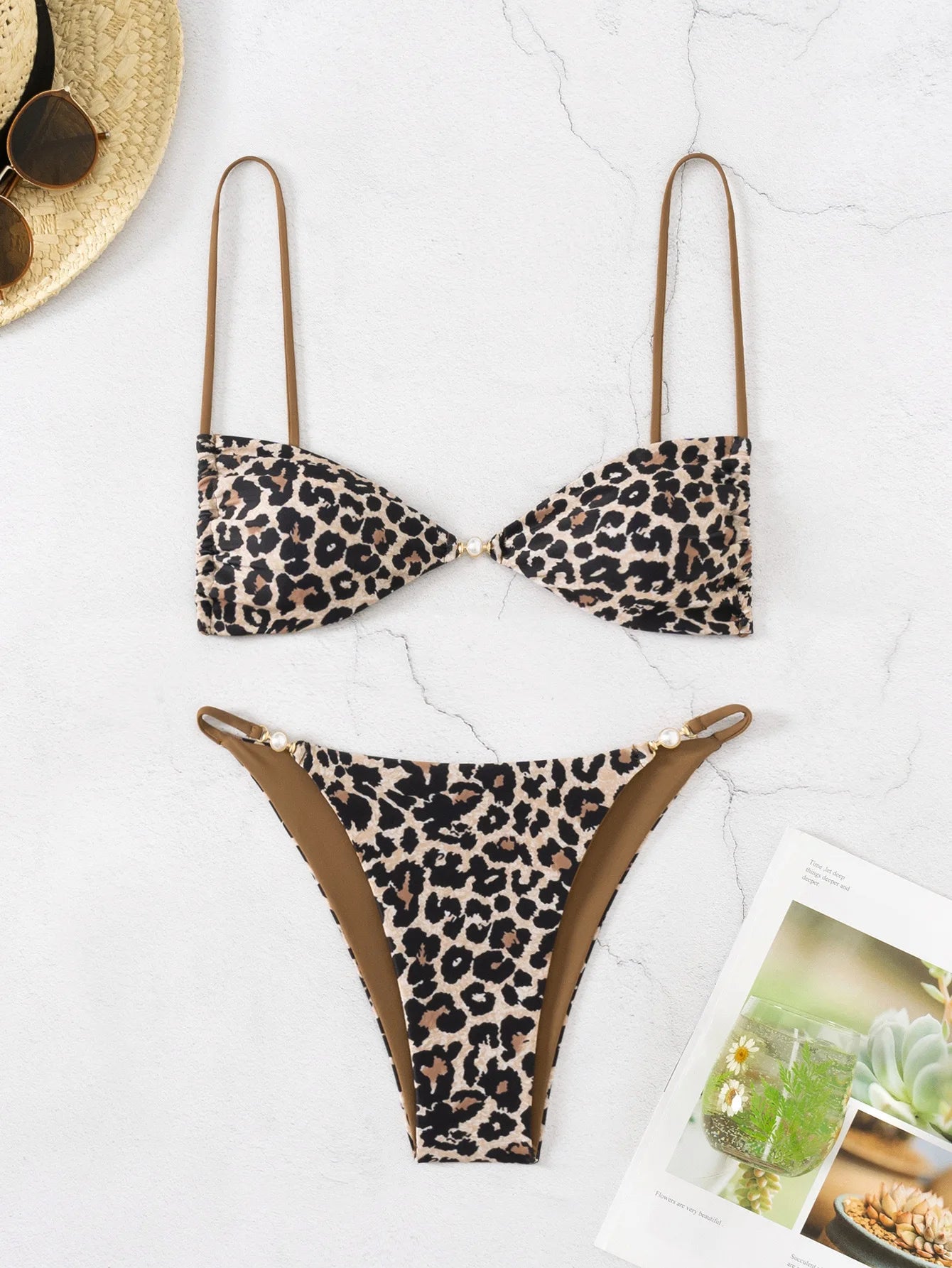 Seductive Leopard Land & Sea Bikini Set