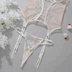 Exotic Transparent Boudoir Lace Corset
