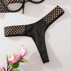 Intimate Hollow Out Splicing Bandage Bikini