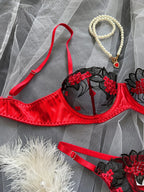 Fancy Floral Romance Lingerie Set