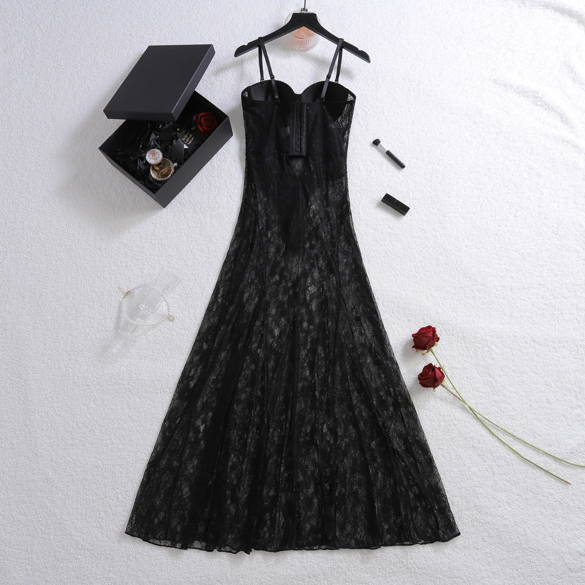 Fancy Long Call Of The Night Lace Dress
