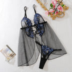 Exotic Lace See-Through Night Tulle