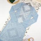 Elegant 3Pcs Low Cut Beach Dress Set