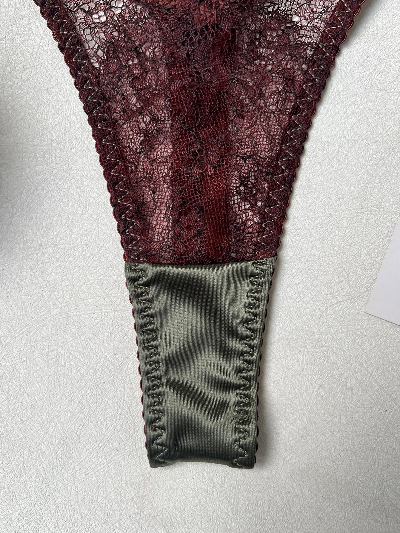 Elegant Satin Patchwork Bra Set