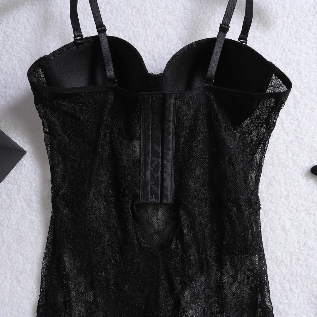 Fancy Long Call Of The Night Lace Dress
