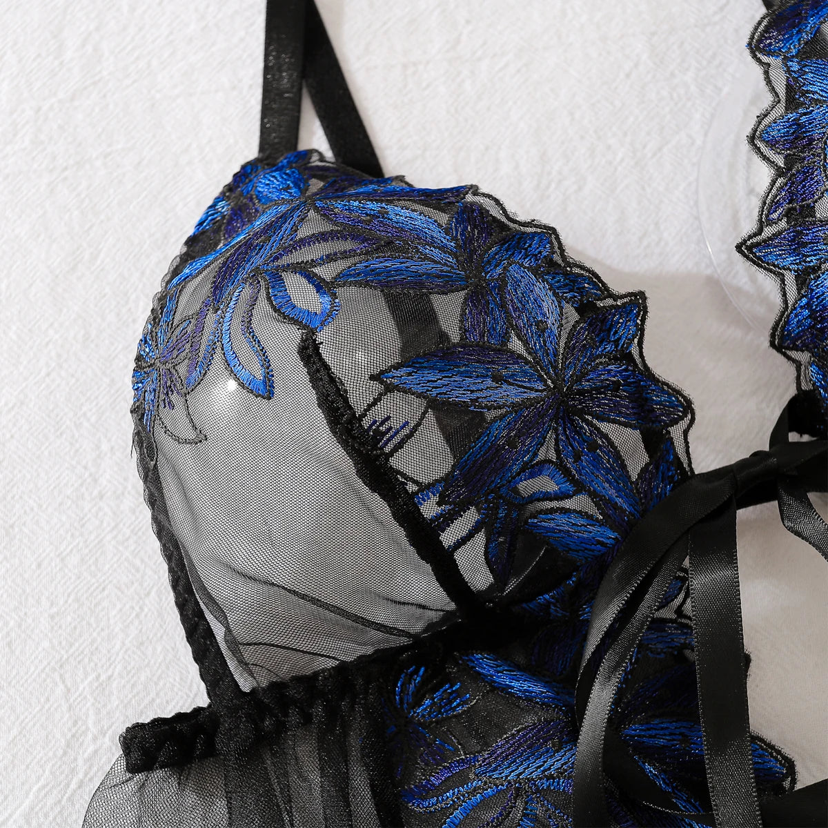 Exotic Lace See-Through Night Tulle
