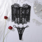 Sensual 2Pcs Lace Palace Corset