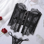 Sensual 2Pcs Lace Palace Corset
