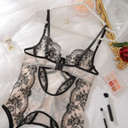 Exotic Transparent Boudoir Lace Corset