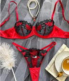 Fancy Floral Romance Lingerie Set