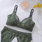 Green Serpent Exotic Lingerie Set