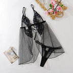 Exotic Lace See-Through Night Tulle