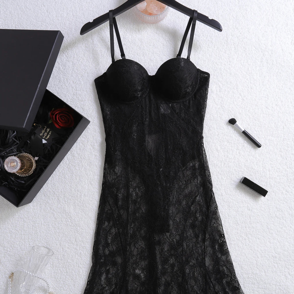 Fancy Long Call Of The Night Lace Dress