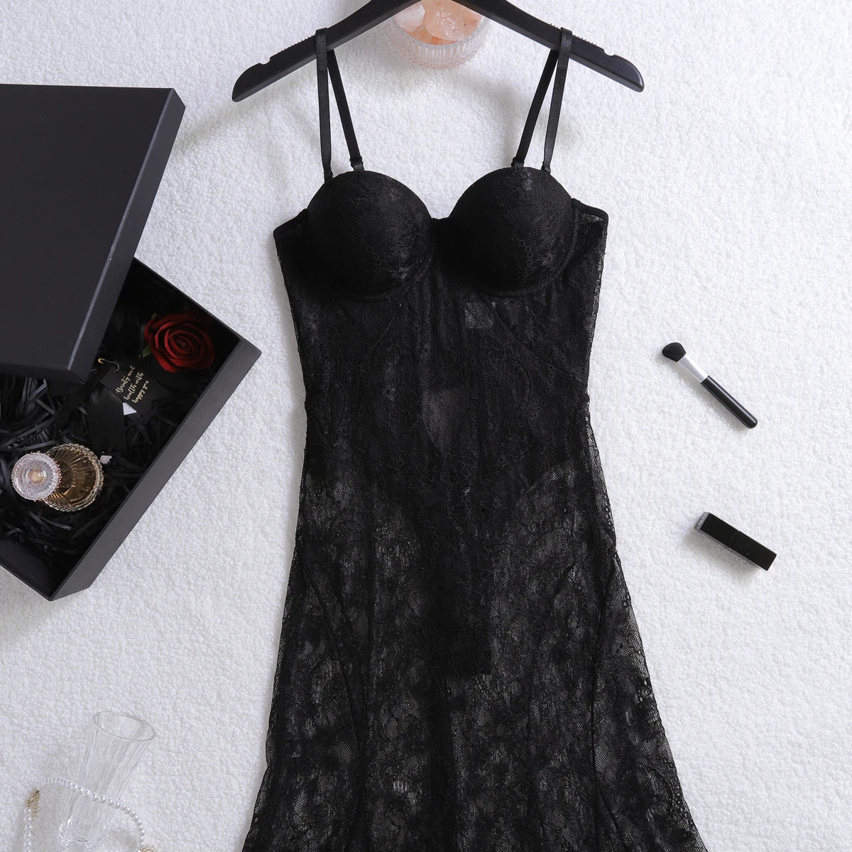 Fancy Long Call Of The Night Lace Dress