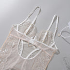Exotic Transparent Boudoir Lace Corset