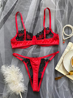 Fancy Floral Romance Lingerie Set