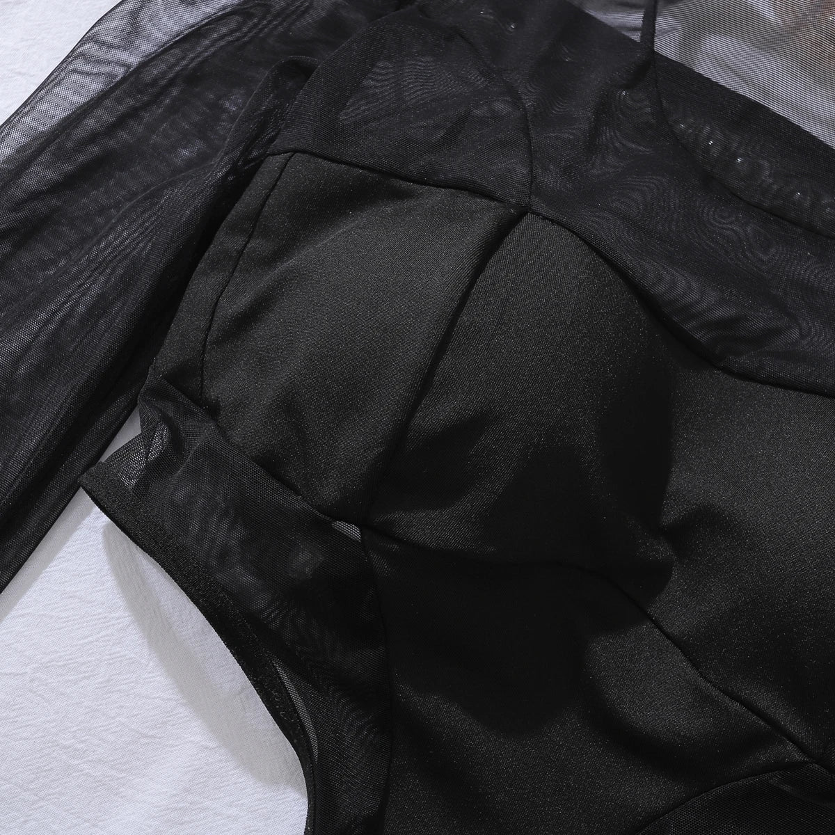 Exotic Black Call Of The Night Body Suit