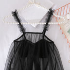 Pure Desire Mesh See Through Tulle Set