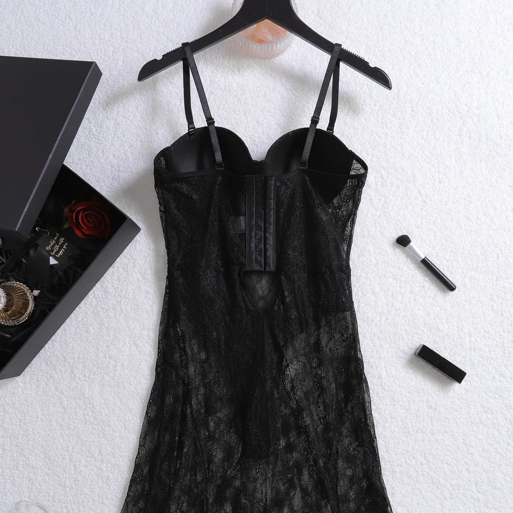 Fancy Long Call Of The Night Lace Dress