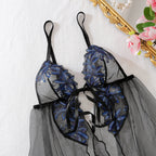 Exotic Lace See-Through Night Tulle