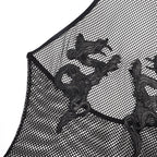 Sheer Mesh Exotic Fistnet Bodsuit