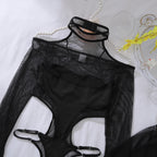 Exotic Black Call Of The Night Body Suit