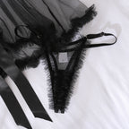 Pure Desire Mesh See Through Tulle Set