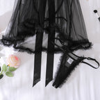 Pure Desire Mesh See Through Tulle Set