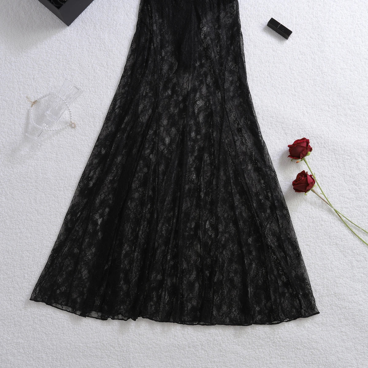 Fancy Long Call Of The Night Lace Dress