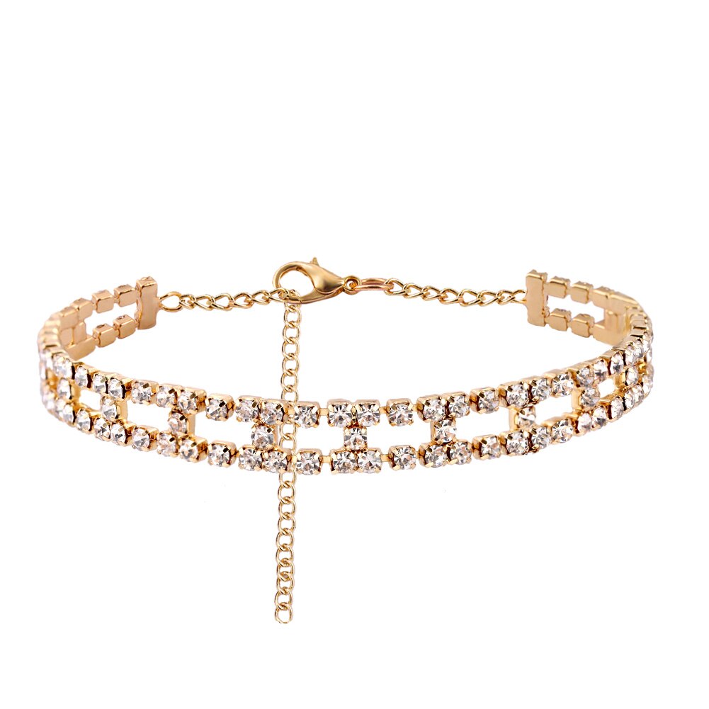 Cute Rhinestone Tennis Ankle Chain (variety)