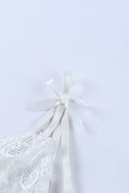3pcs Strappy Bow Knot Lace Lingerie Set