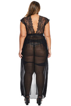 Plus Size Locked Away Lover Lingerie Gown